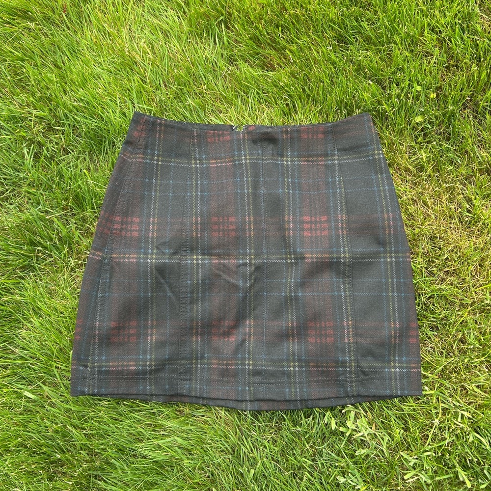Plaid Mini Skirt